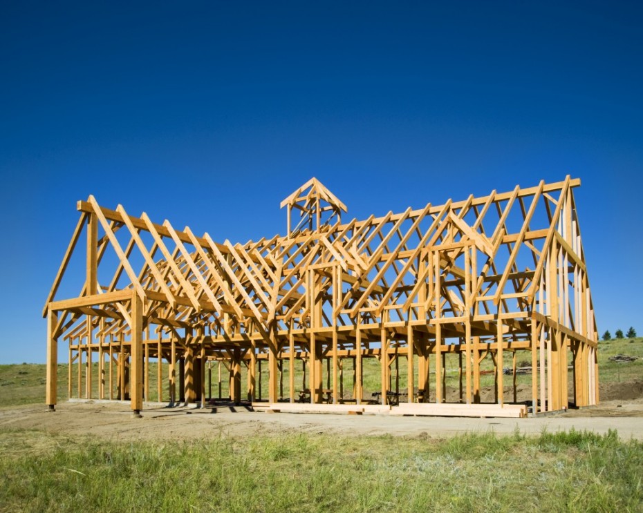 Lucky Dog Ranch Colorado Timberframe