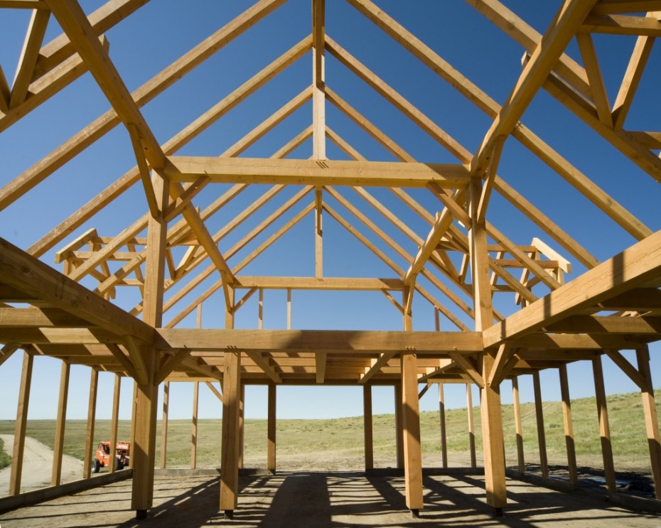 Lucky Dog Ranch Colorado Timberframe