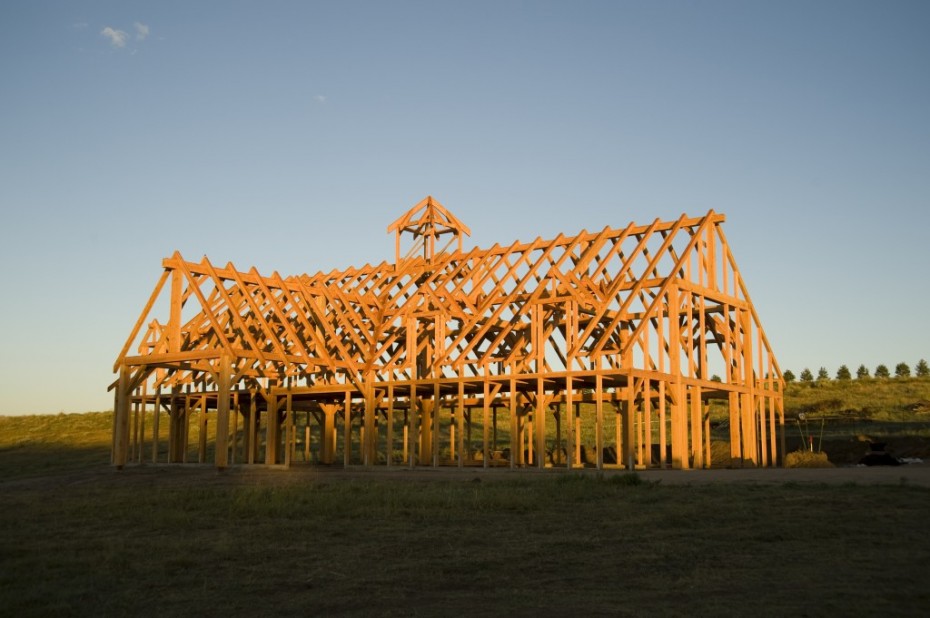 Lucky Dog Ranch Colorado Timberframe