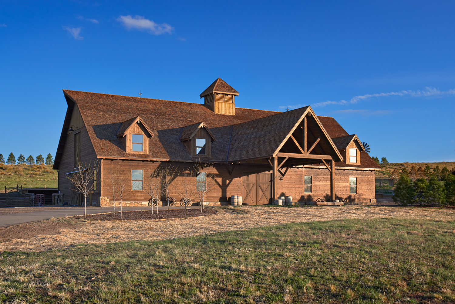 Lucky Dog Ranch Colorado Timberframe