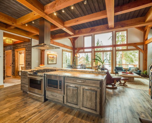 Elk Thistle timber frame kitchen 3