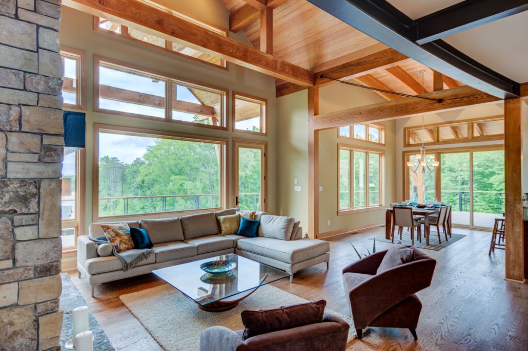 Modern Mountain Timber Frame In North Carolina Colorado