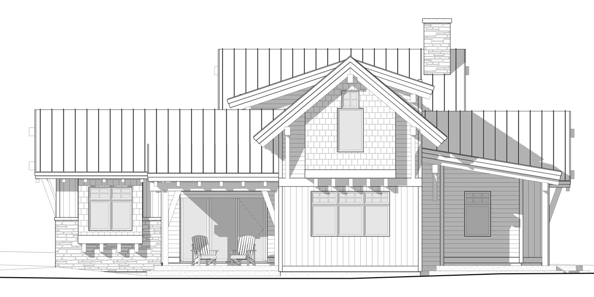 16007fairplayhouseelevationselevationnorth Colorado Timberframe