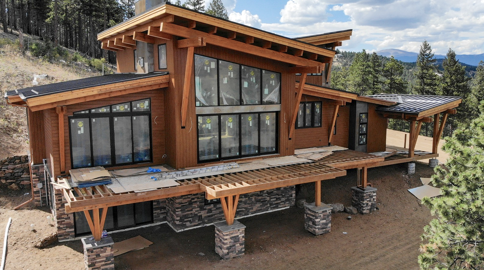 Bailey House_CO Timberframe Colorado Timberframe