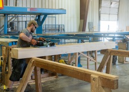 Colorado Timberframe shop wood planer